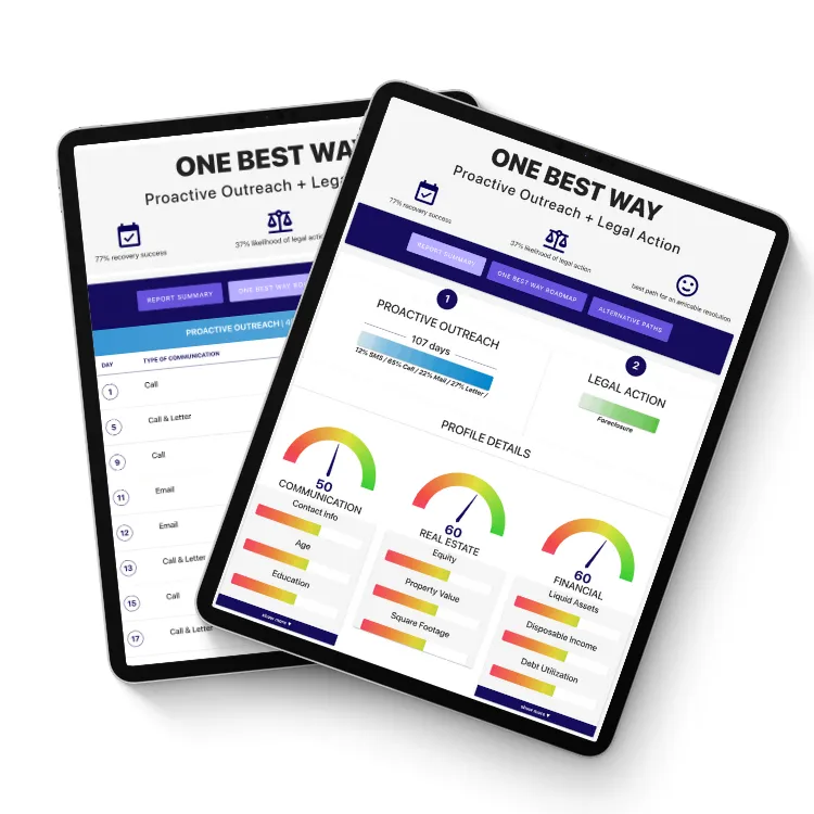 One Best Way TechCollect Screen